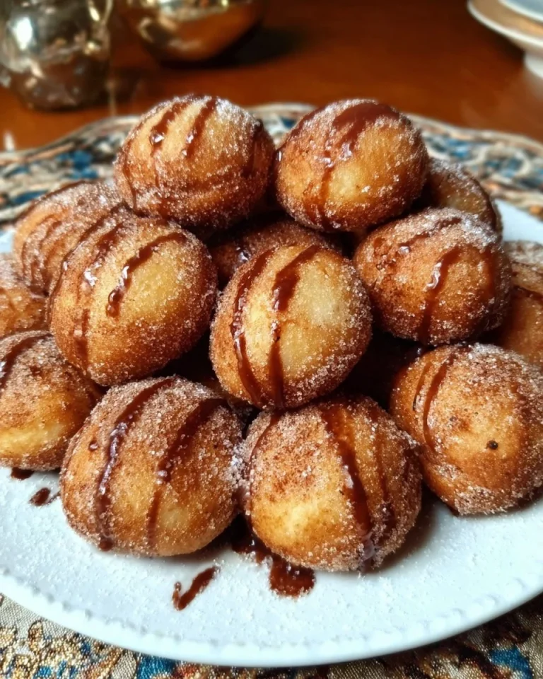 2 ingredient air fryer donut bites on a plate