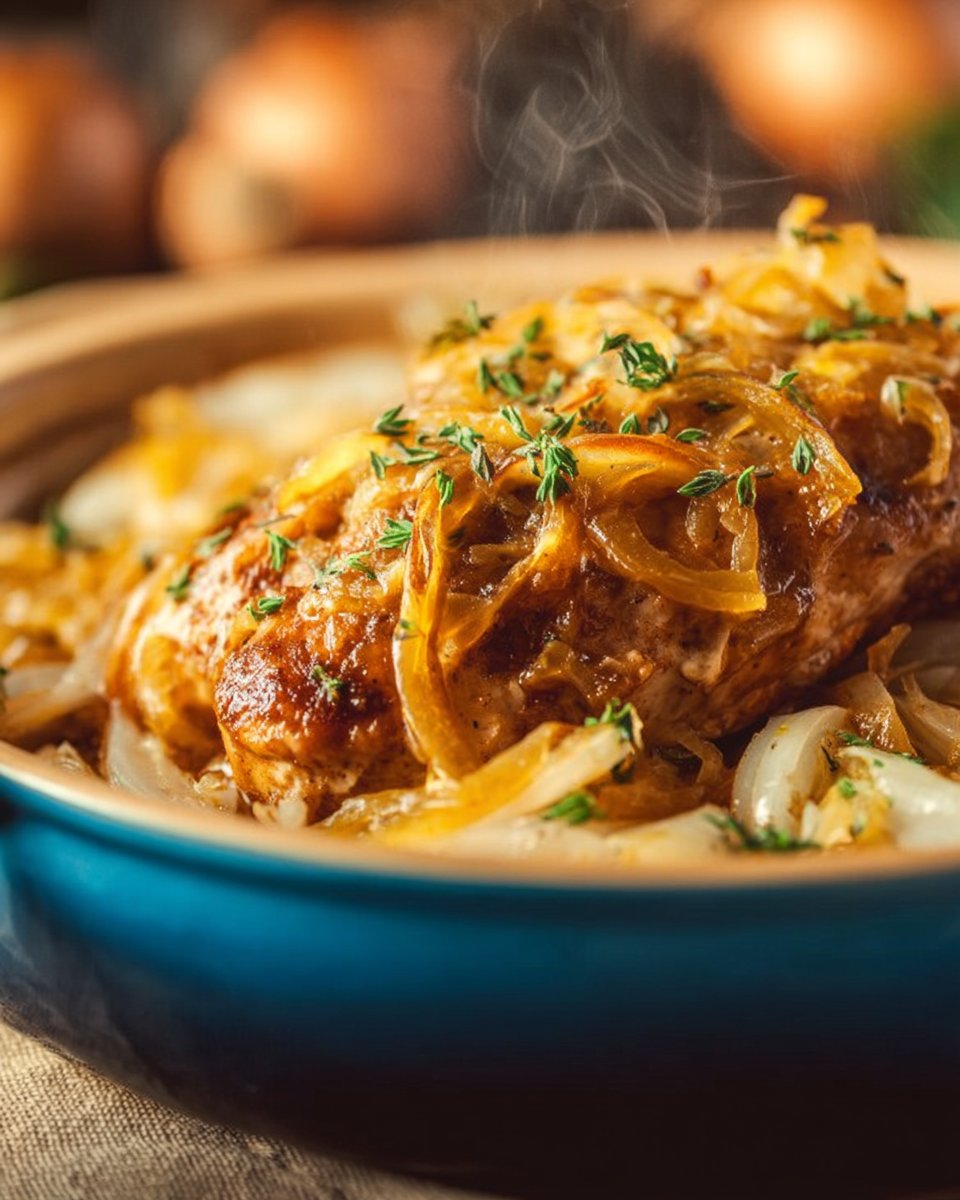 Crock Pot French Onion Chicken