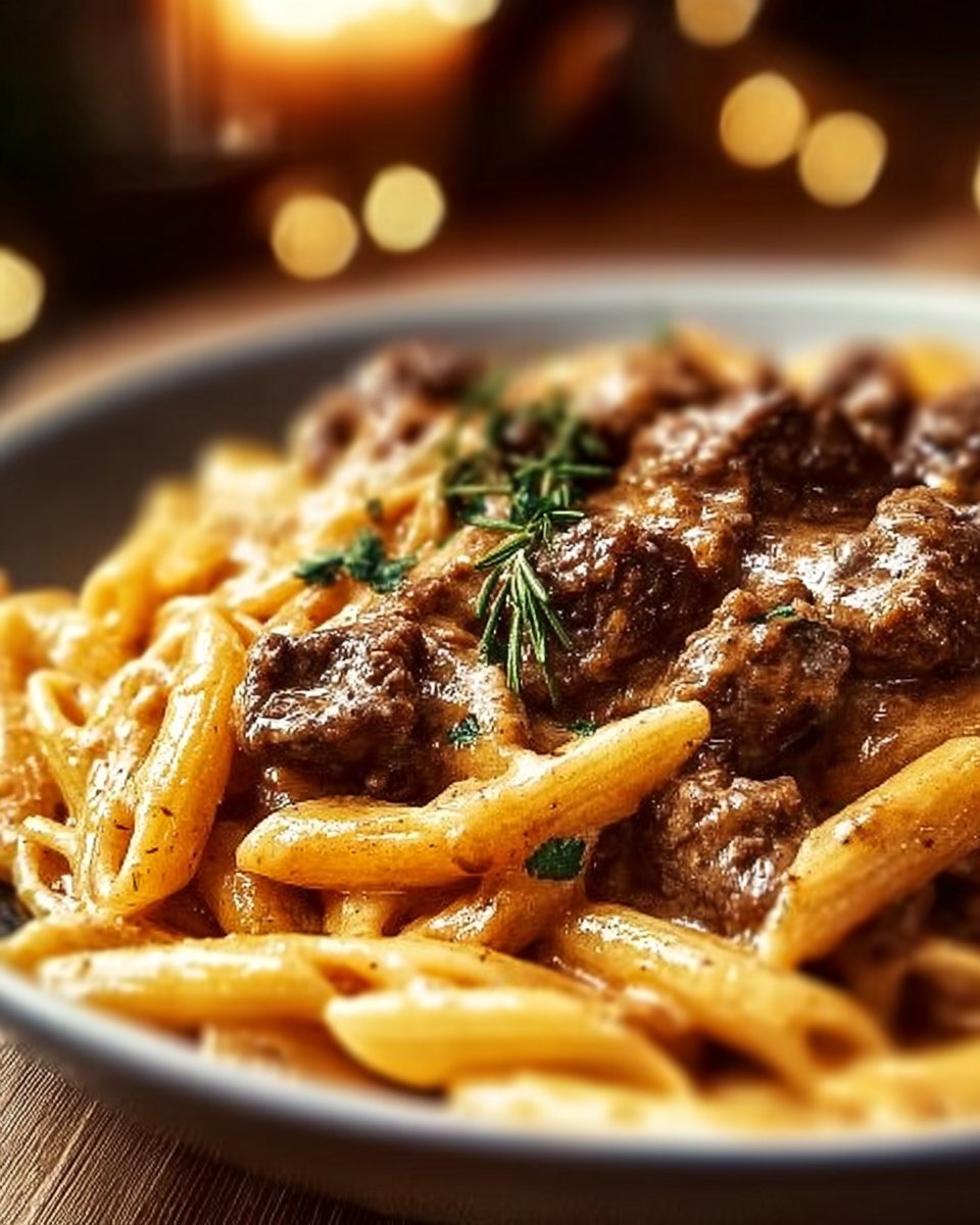 Creamy Beef Pasta