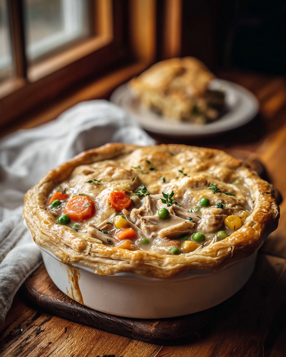 Slow Cooker Chicken Pot Pie