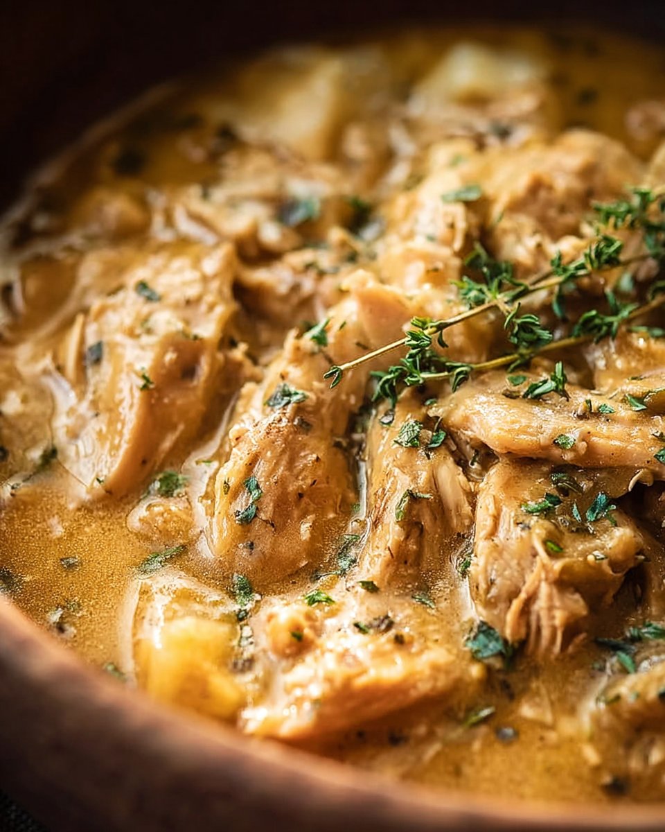 Crockpot Chicken & Gravy