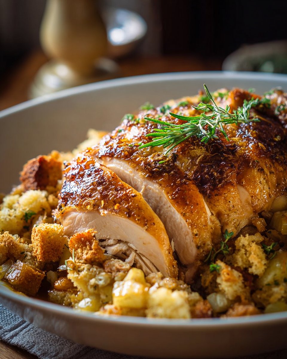 Slow Cooker Chicken with Stuffing
