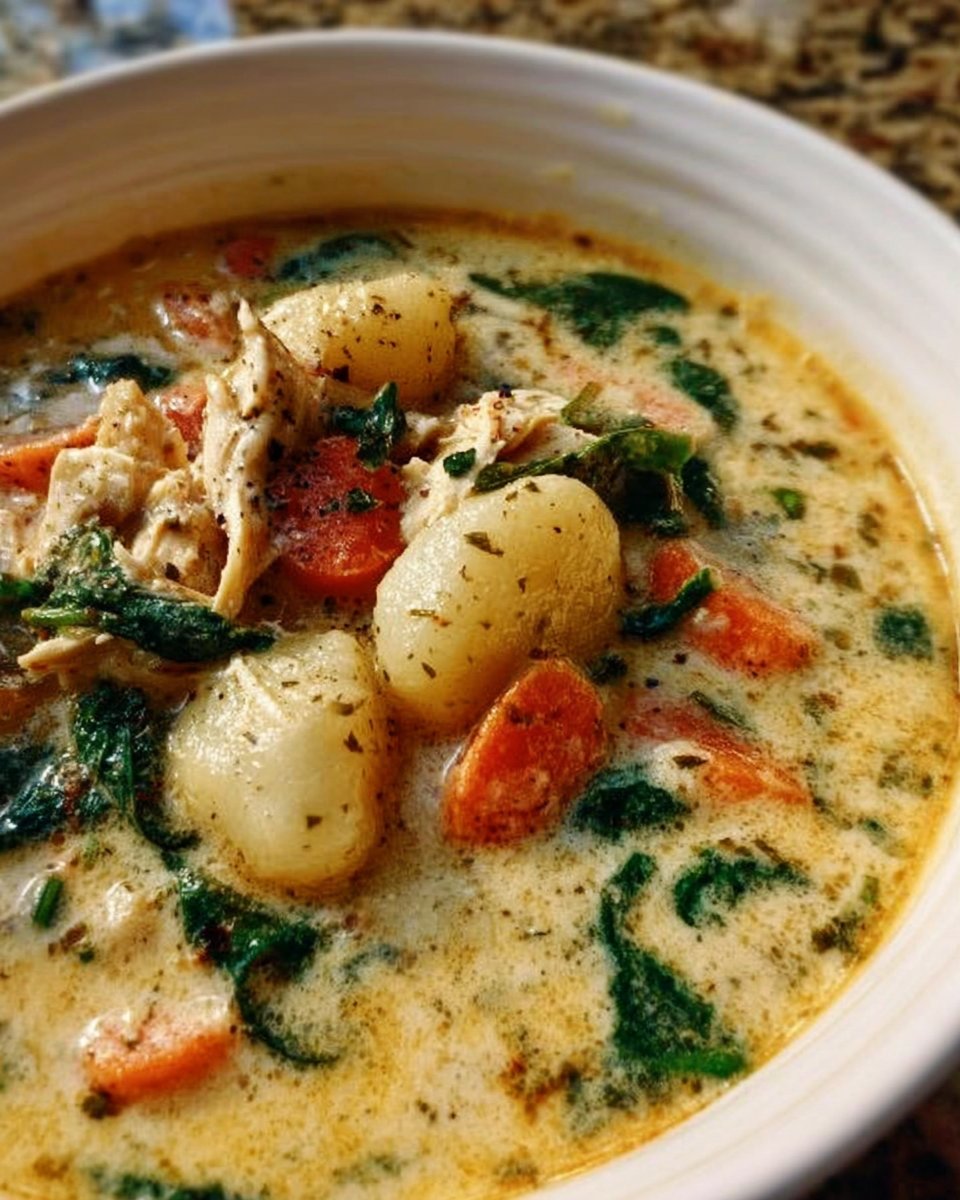 Olive Garden Chicken Gnocchi Soup