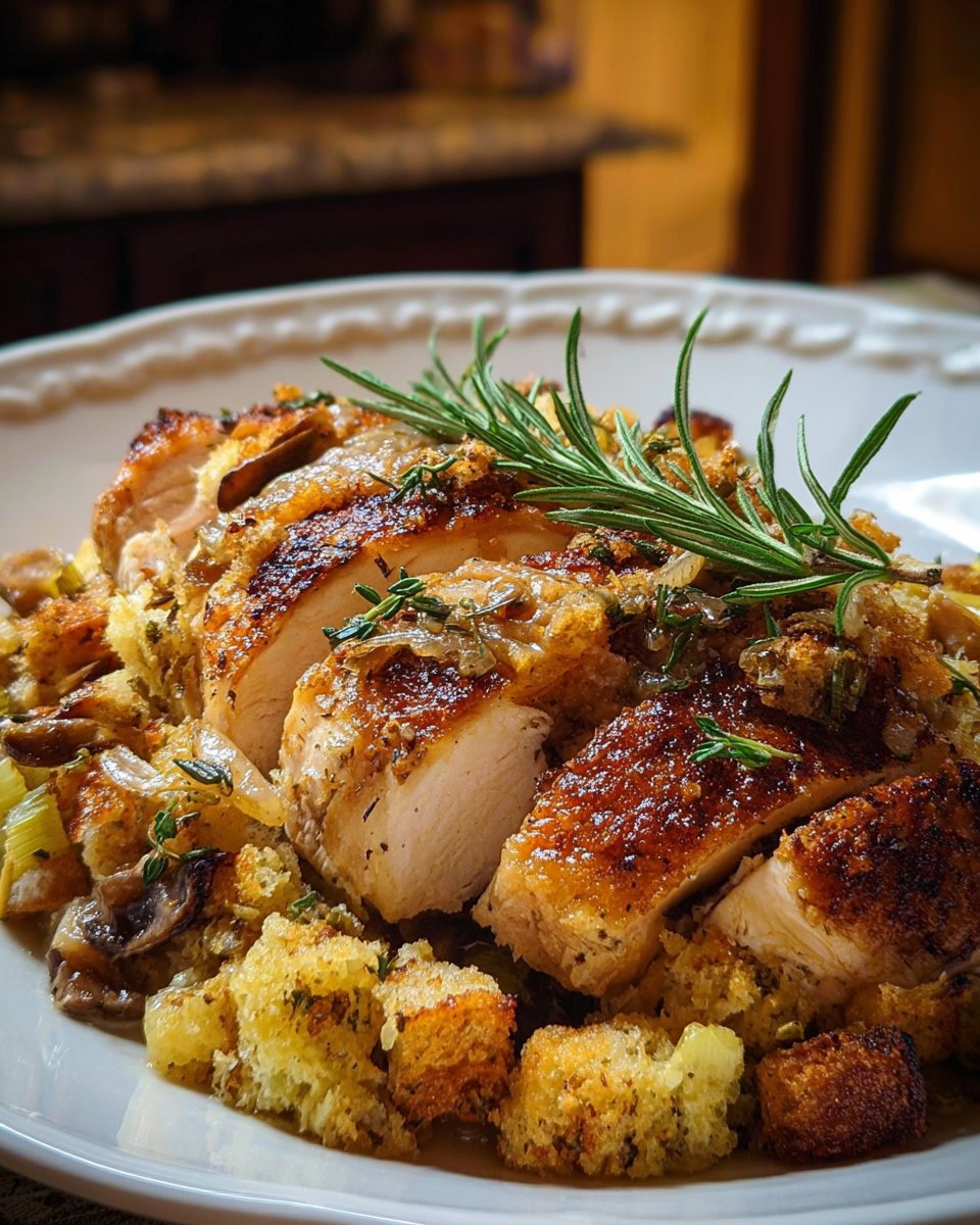 Slow Cooker Chicken with Stuffing