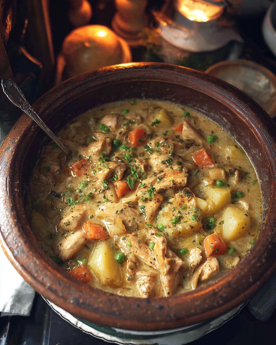 Creamy Chicken Stew Without the Cream