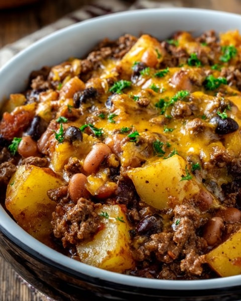 Slow Cooker Cowboy Casserole