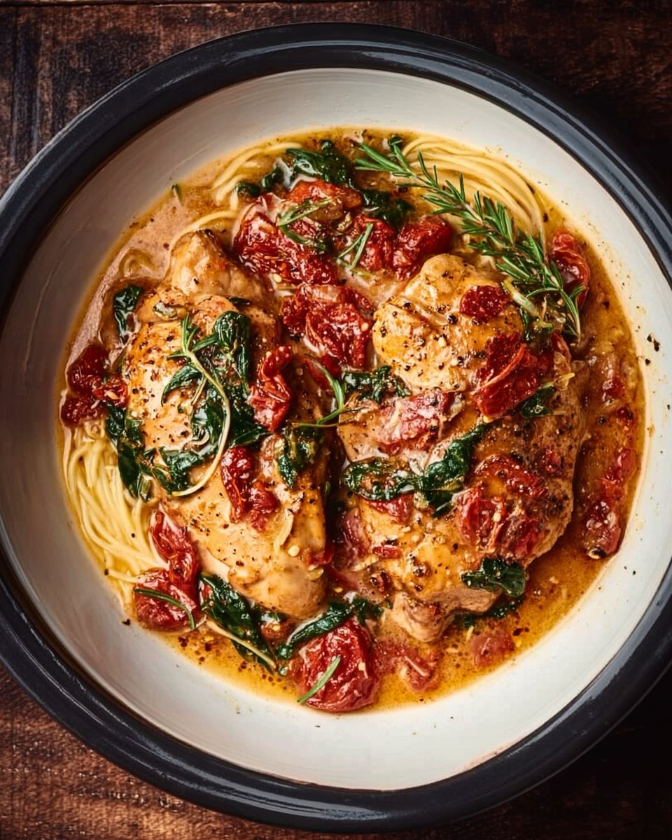 Crockpot Tuscan Chicken Recipe