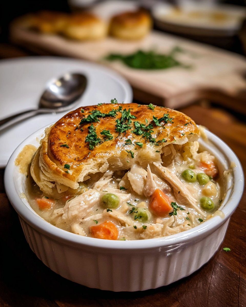 Slow Cooker Chicken Pot Pie