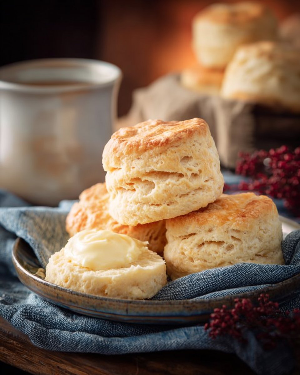 Homemade Cream Biscuits