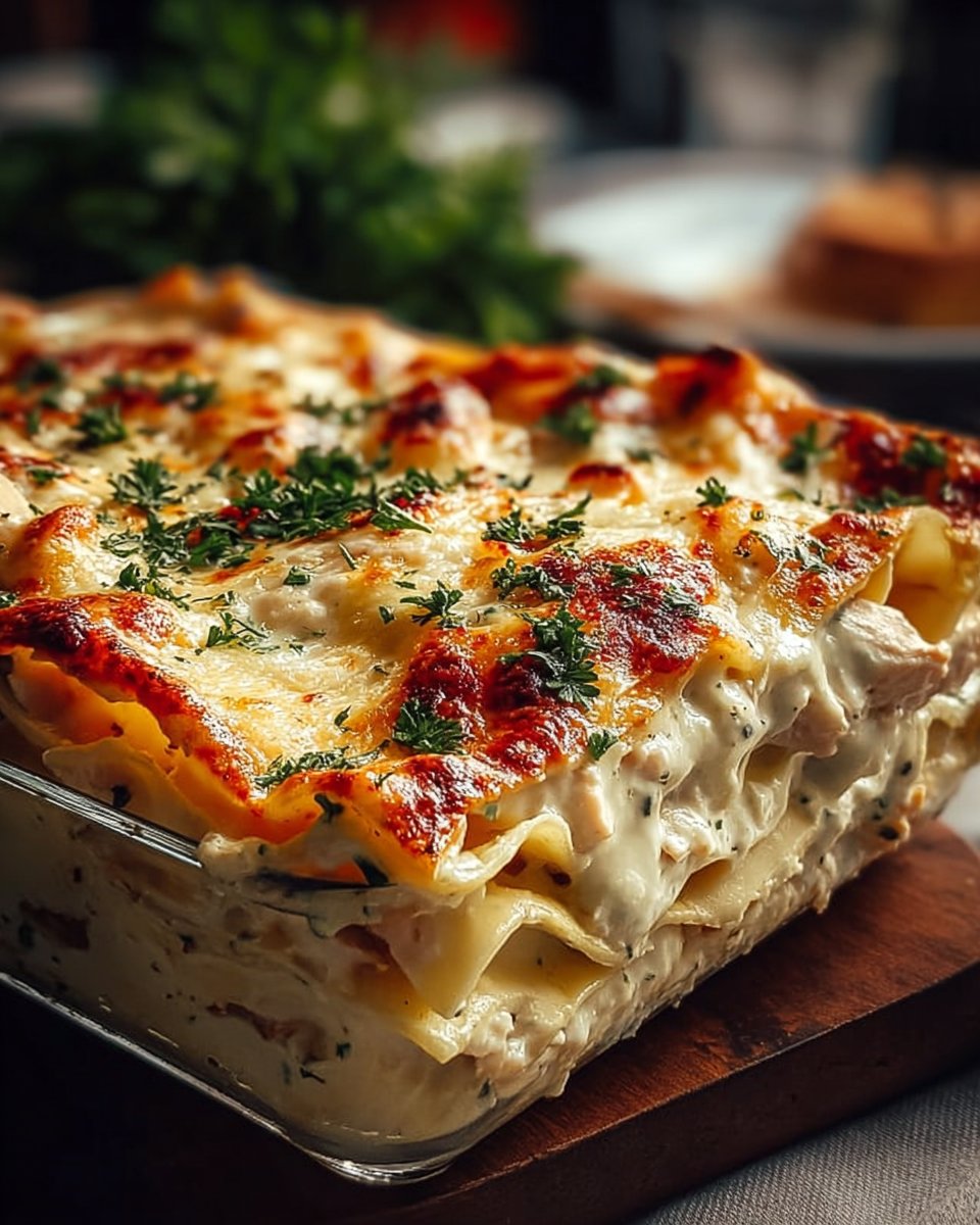 Chicken Alfredo Lasagna