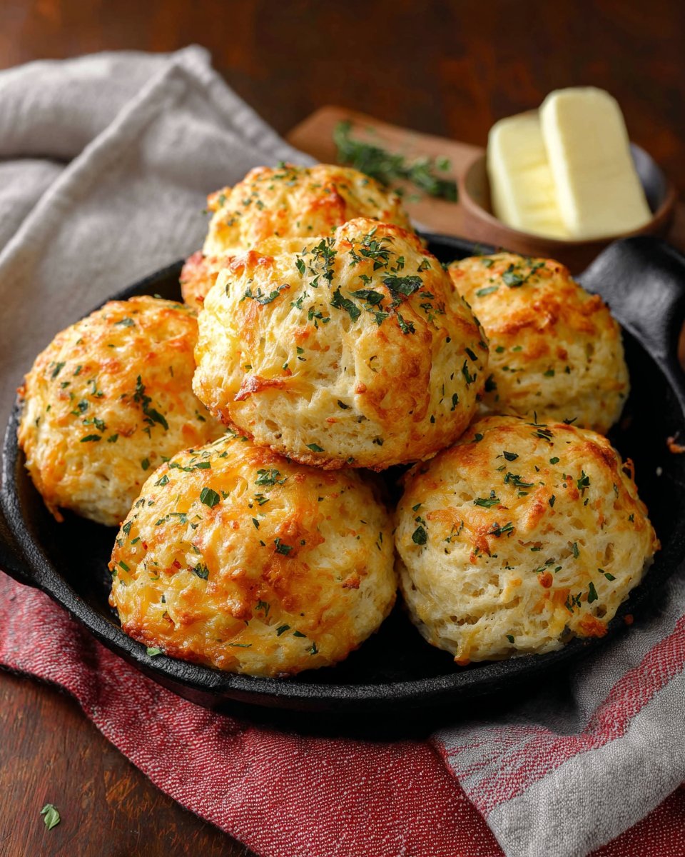 Red Lobster Garlic Cheese Biscuits (Self-Rising Flour)