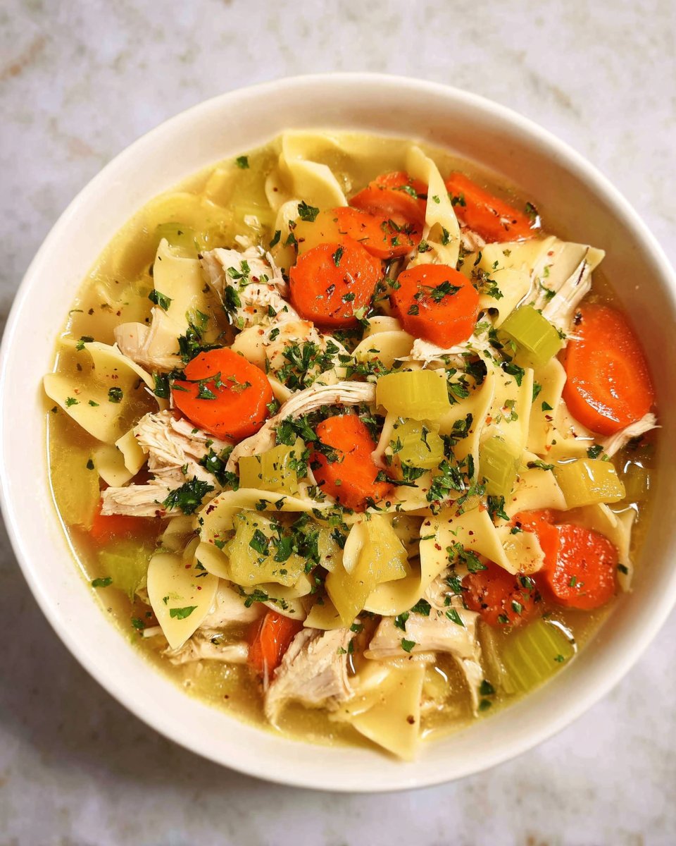 Slow Cooker Chicken Noodle Soup