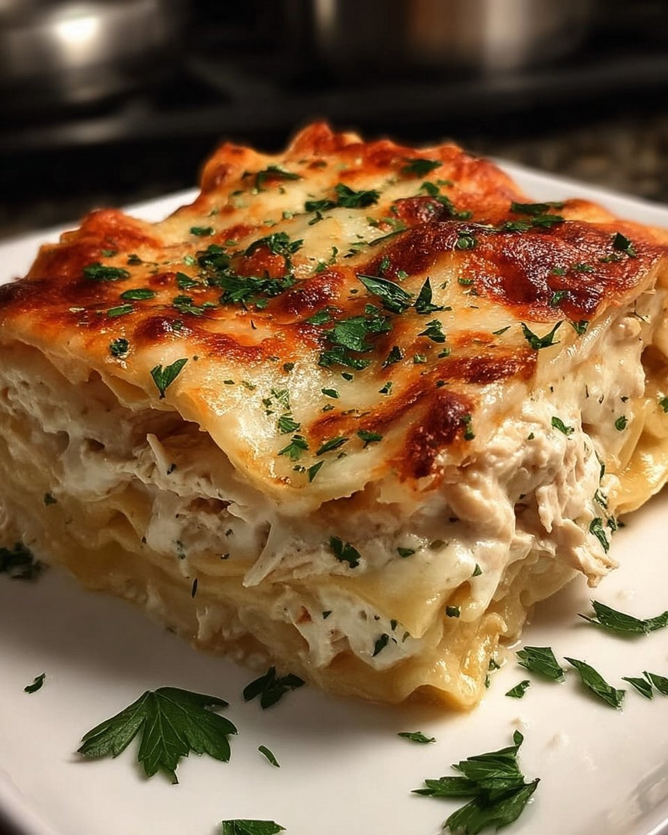 Chicken Alfredo Lasagna