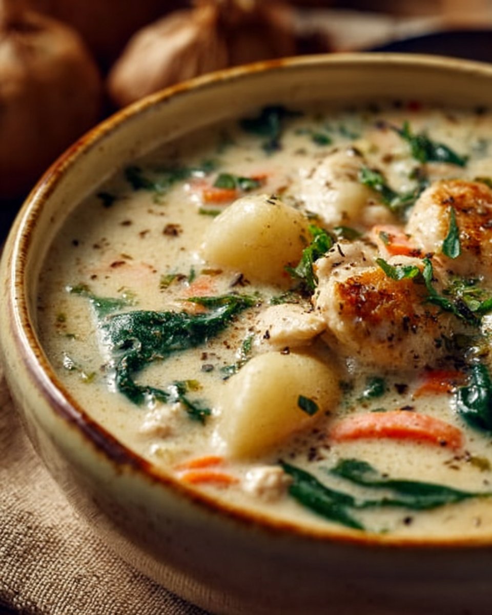 Olive Garden Chicken Gnocchi Soup