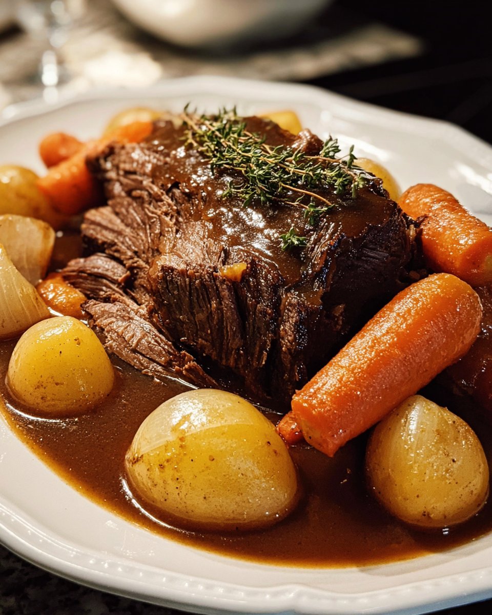 Crockpot Pot Roast with Gravy