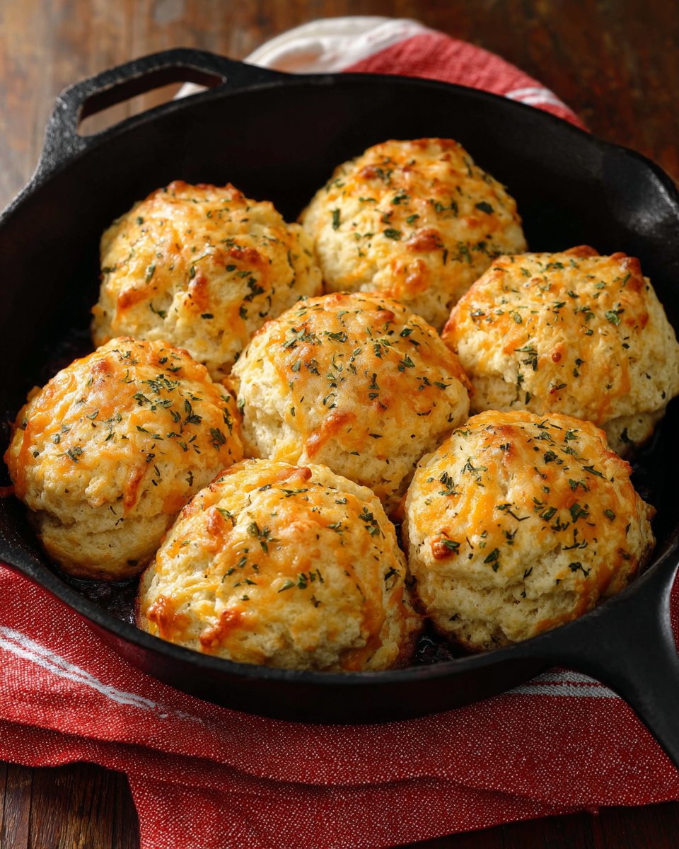 Red Lobster Garlic Cheese Biscuits (Self-Rising Flour)