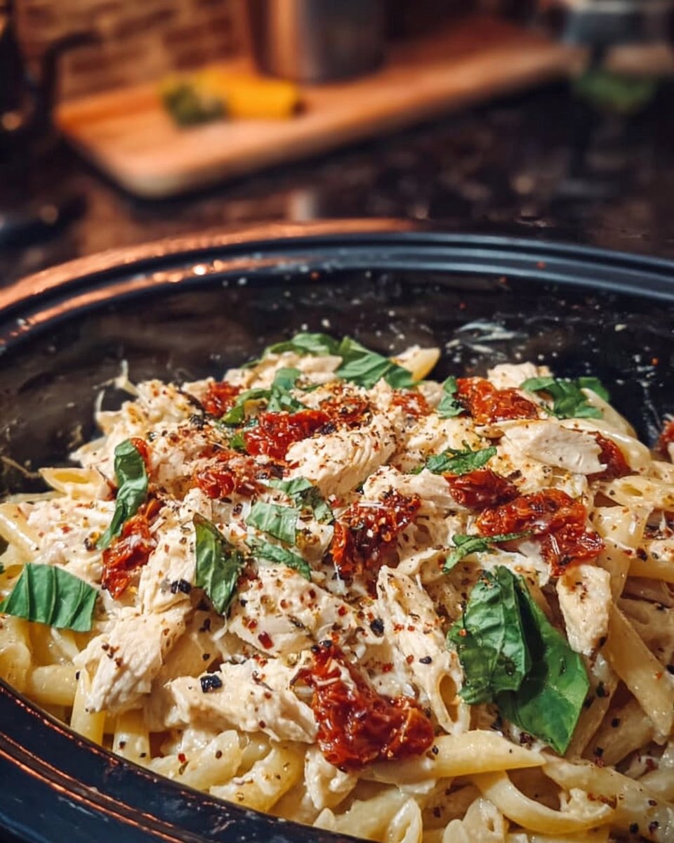 Delicious Marry Me Chicken Pasta Slow Cooker Recipe