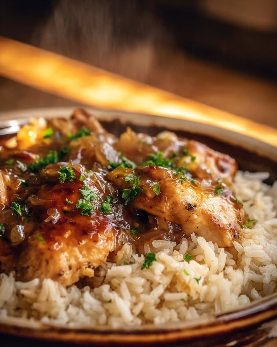 Crock Pot No Peek Chicken with Rice