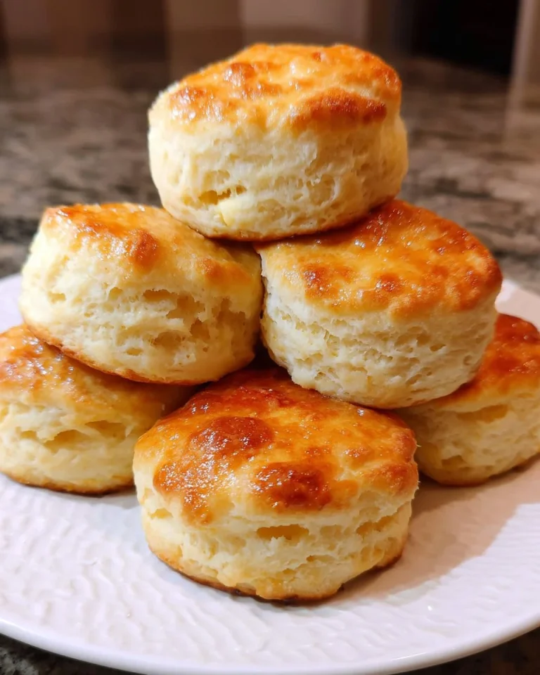 Easy self-rising flour biscuits made with three simple ingredients