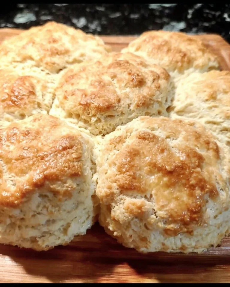 Fluffy easy drop biscuits fresh out of the oven, perfect for any meal.