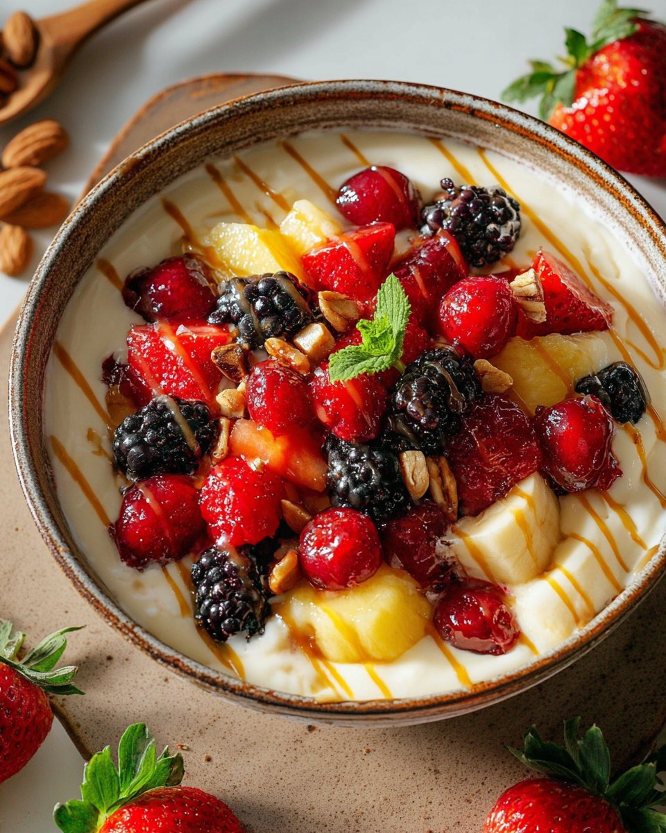 Cheesecake Fruit Salad That Feels Like a Hug in a Bowl