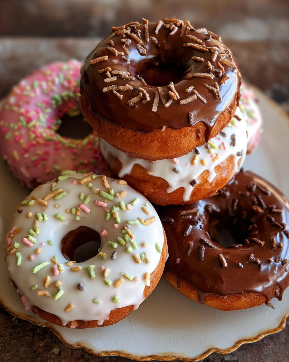 Easy Cake Mix Donuts (+ 3 Delicious Glazes)