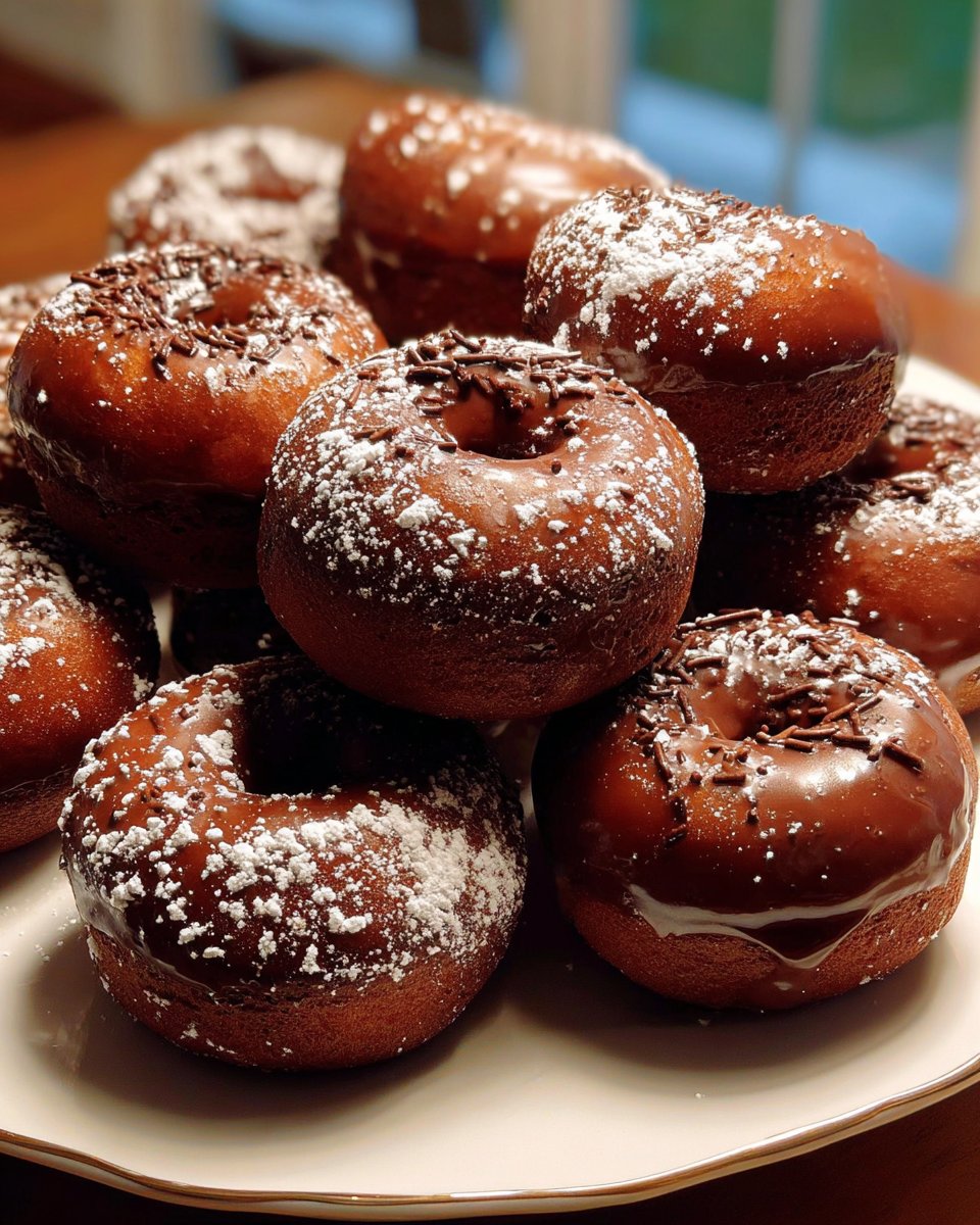 Irresistible Chocolate Cake Donuts Recipe
