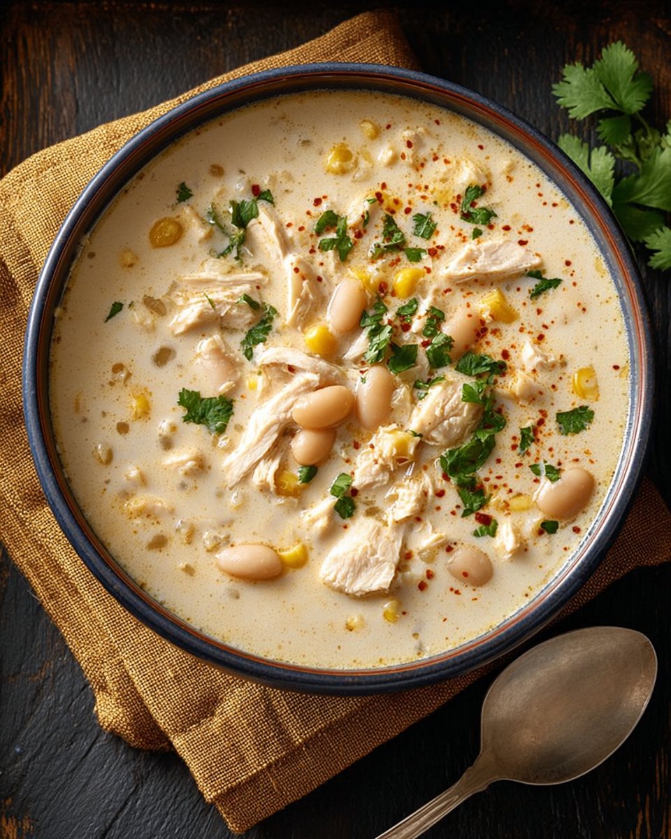 Creamy White Chicken Chili Recipe