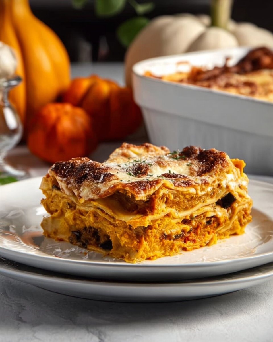 Pumpkin Homemade Lasagna