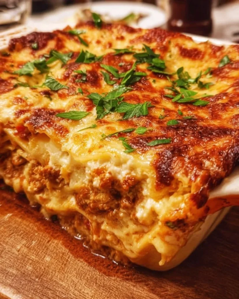 Delicious chicken lasagna inspired by Nigella Lawson's recipe