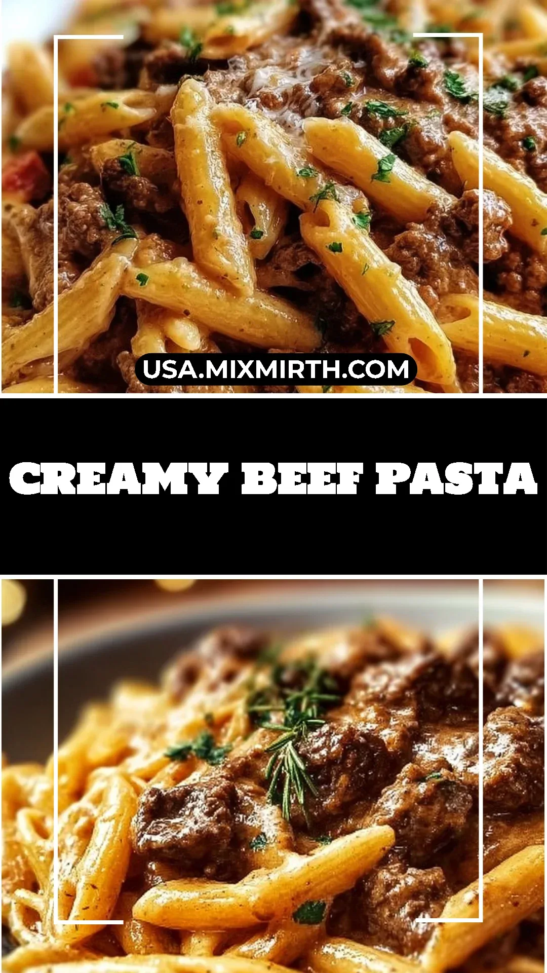Creamy Beef Pasta