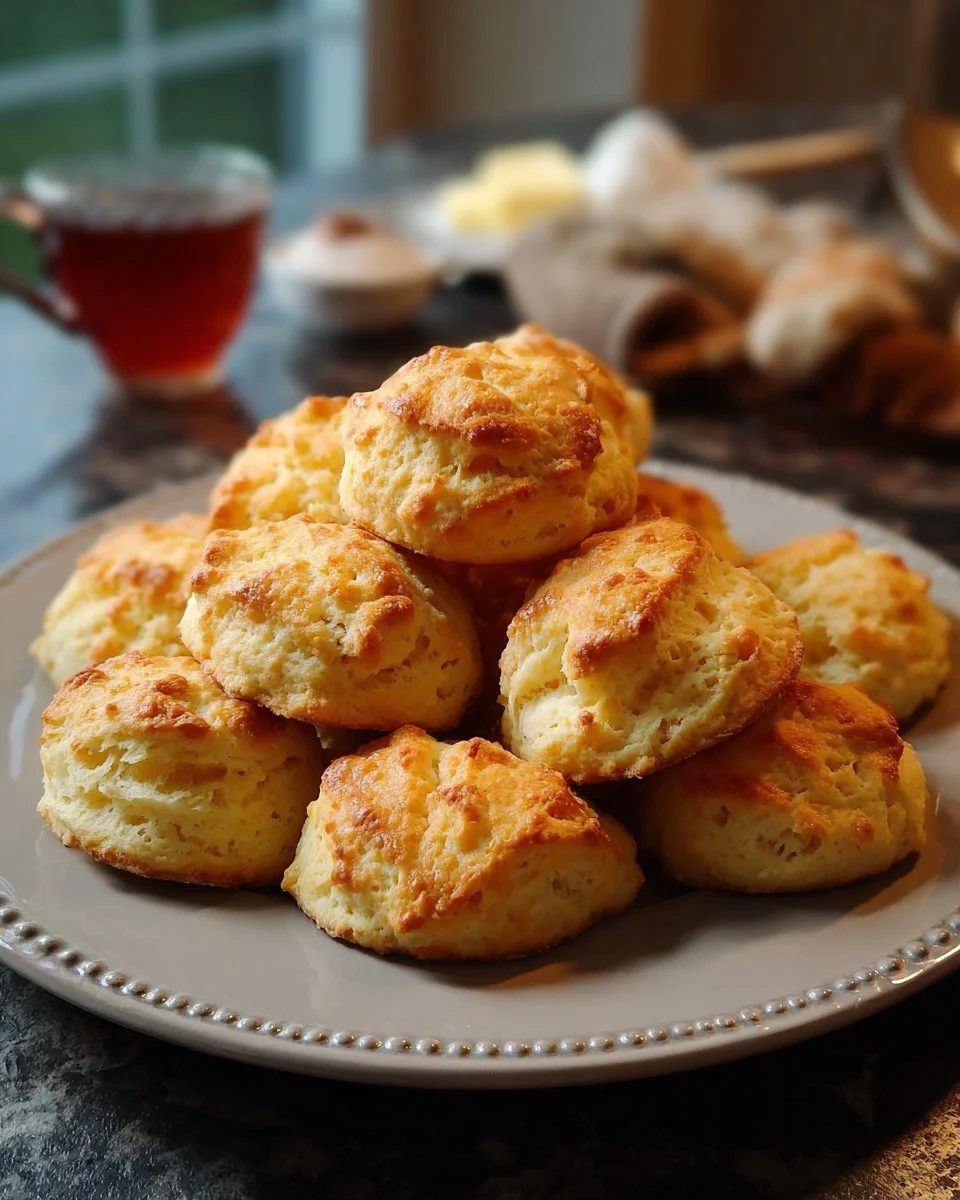 Quick and easy homemade fluffy biscuits made with oil