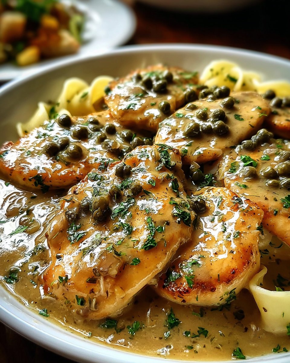 Crockpot Chicken Piccata
