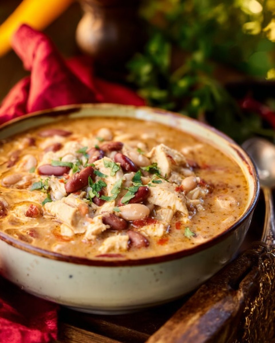 Cajun White Chicken Chili