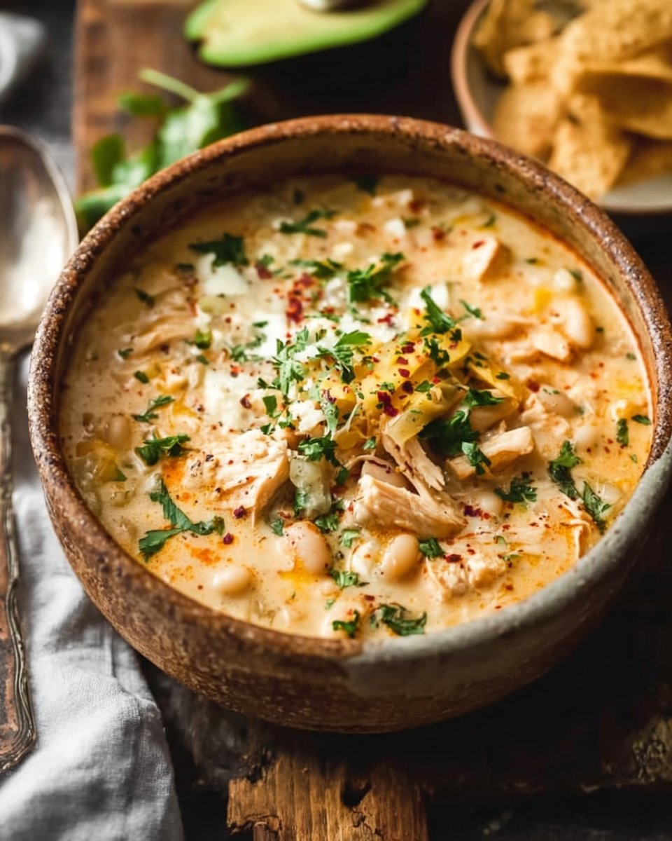 Creamy White Chicken Chili
