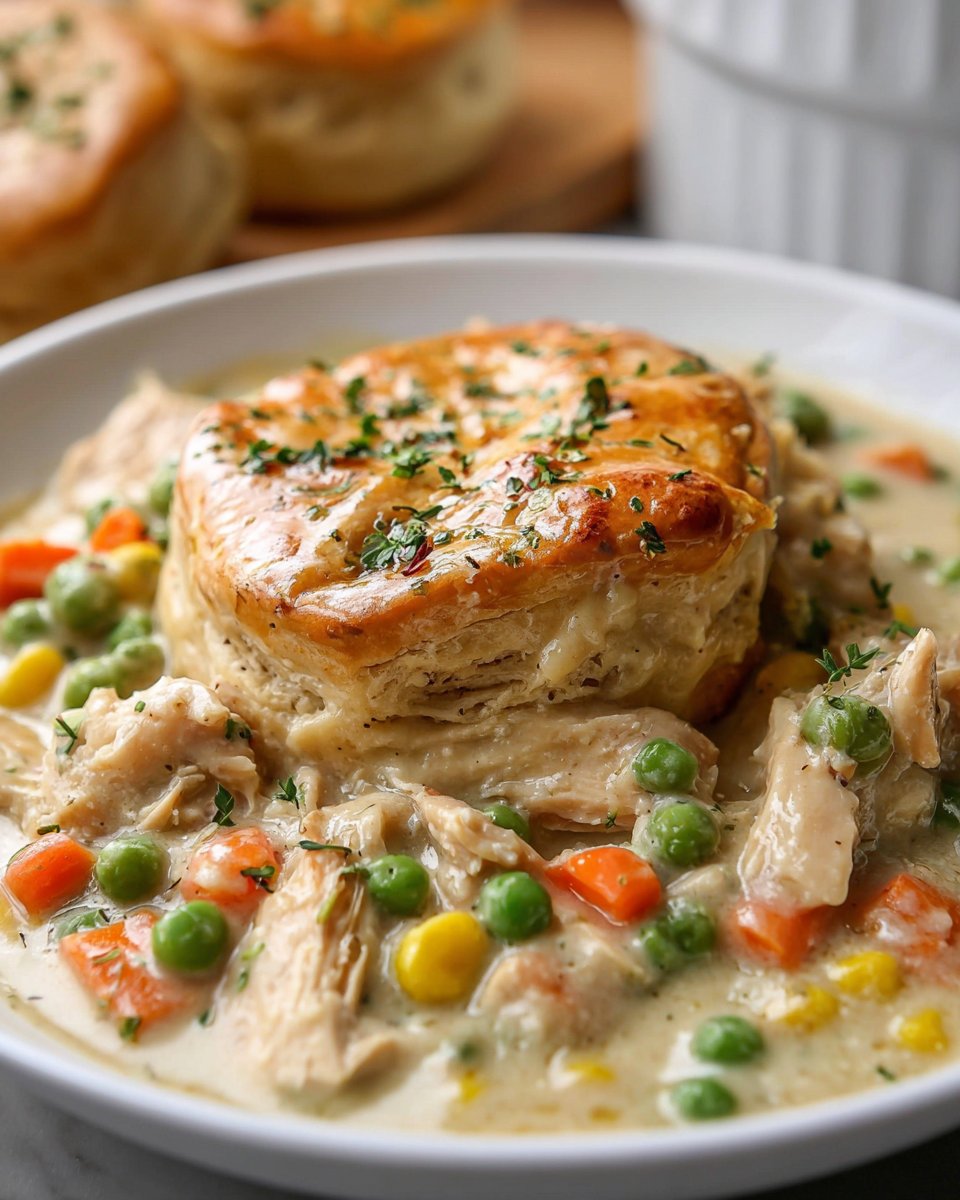 Slow Cooker Chicken Pot Pie