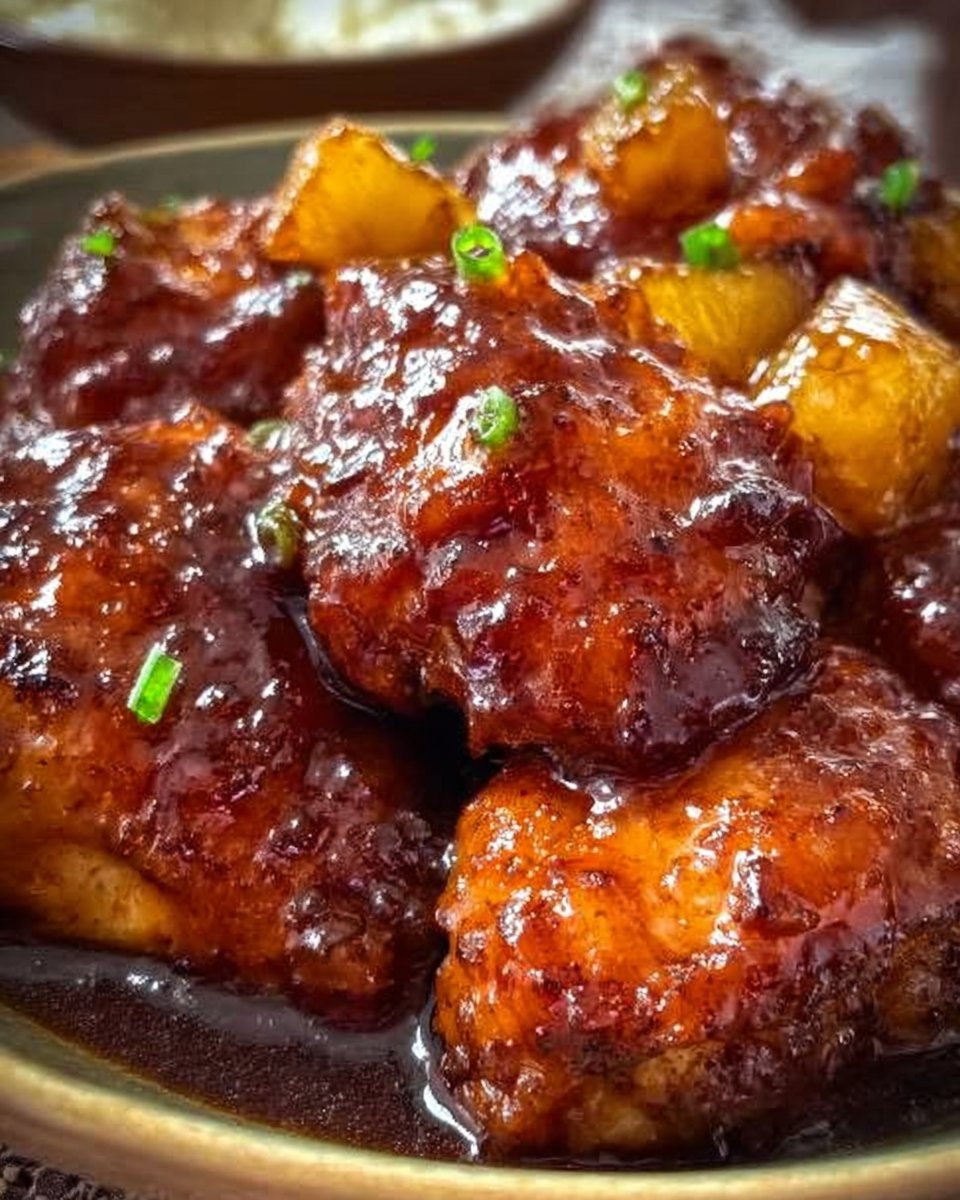 Sweet Hawaiian Crock Pot Chicken