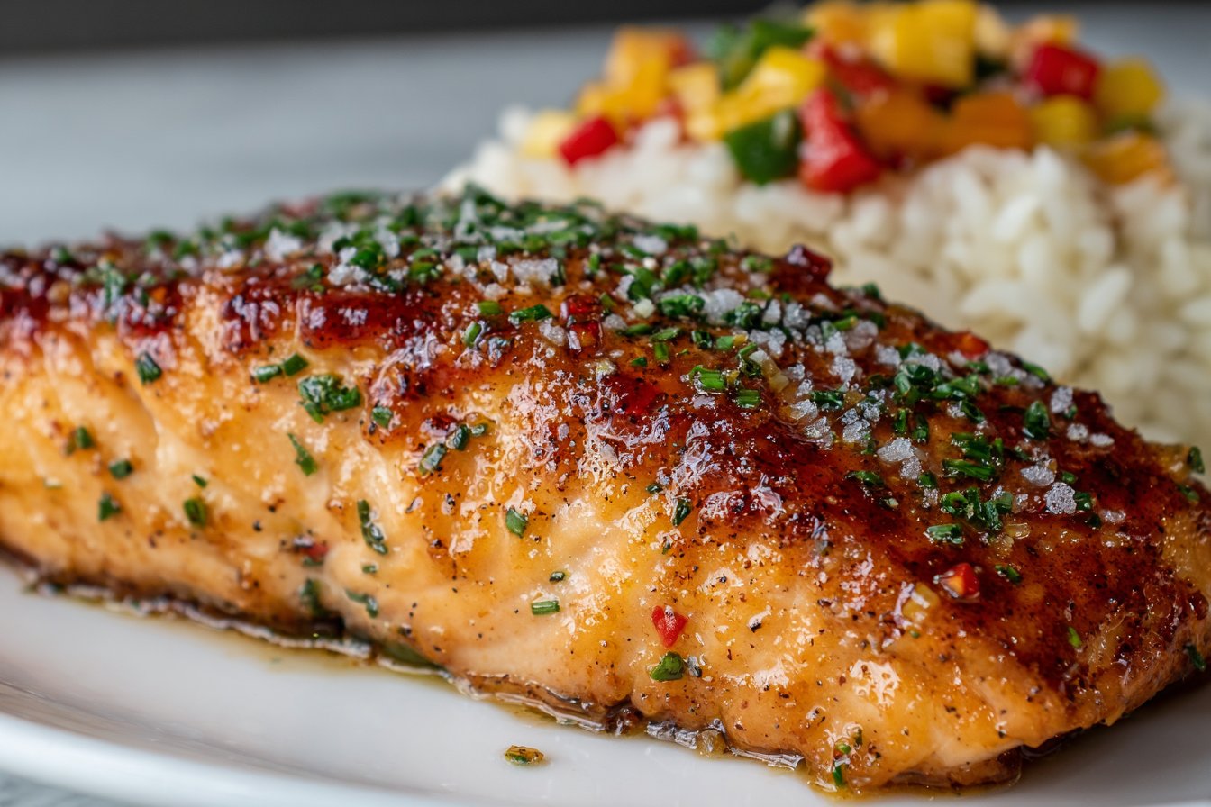 Sweet and Spicy Cajun Brown Sugar Salmon