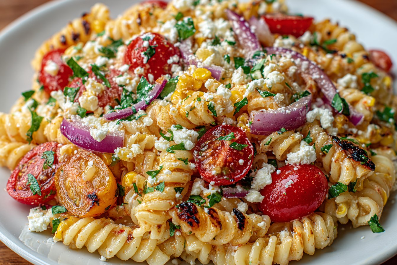 Tasty Mexican Street Corn Pasta Salad