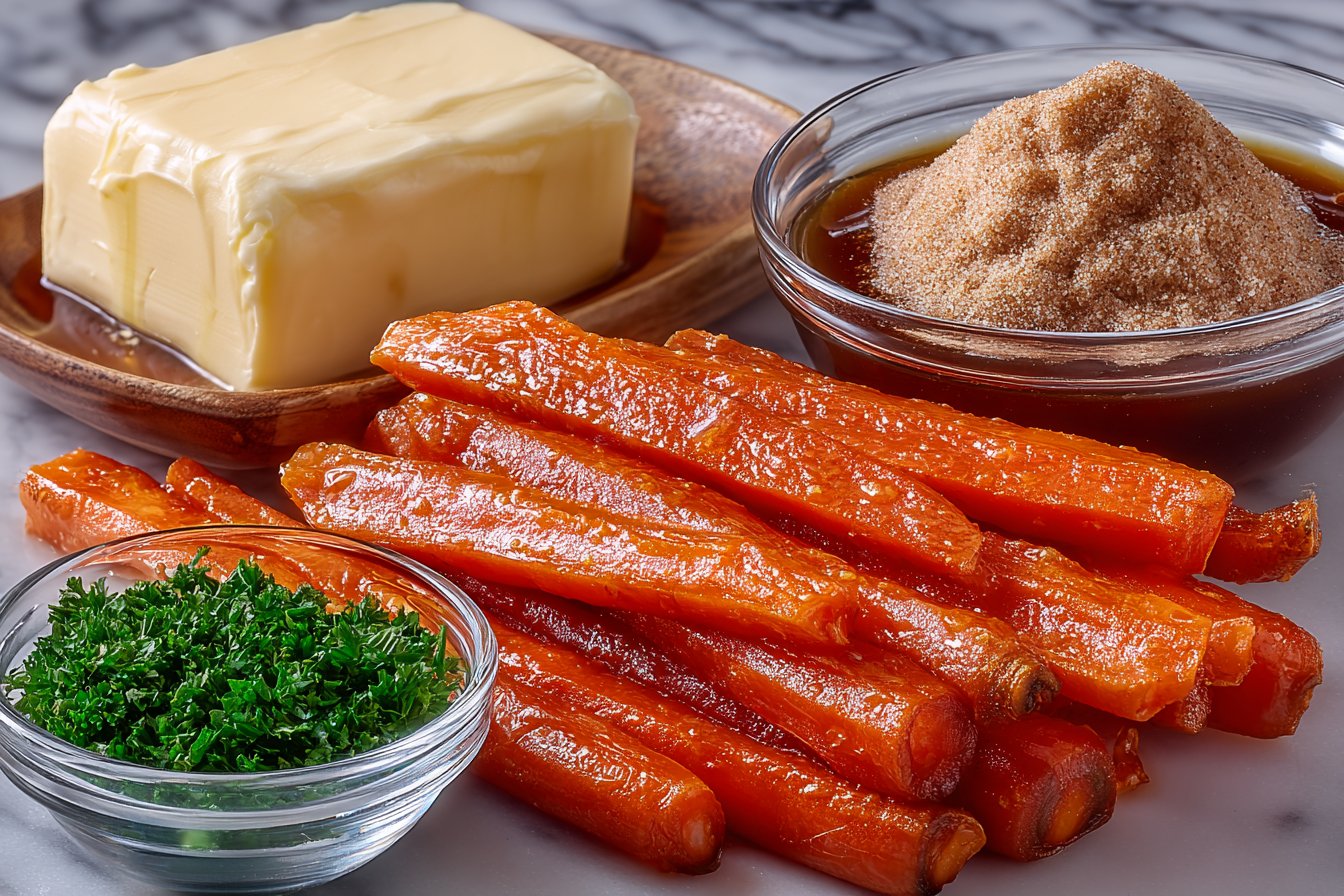 Maple & Brown Sugar Glazed Carrots