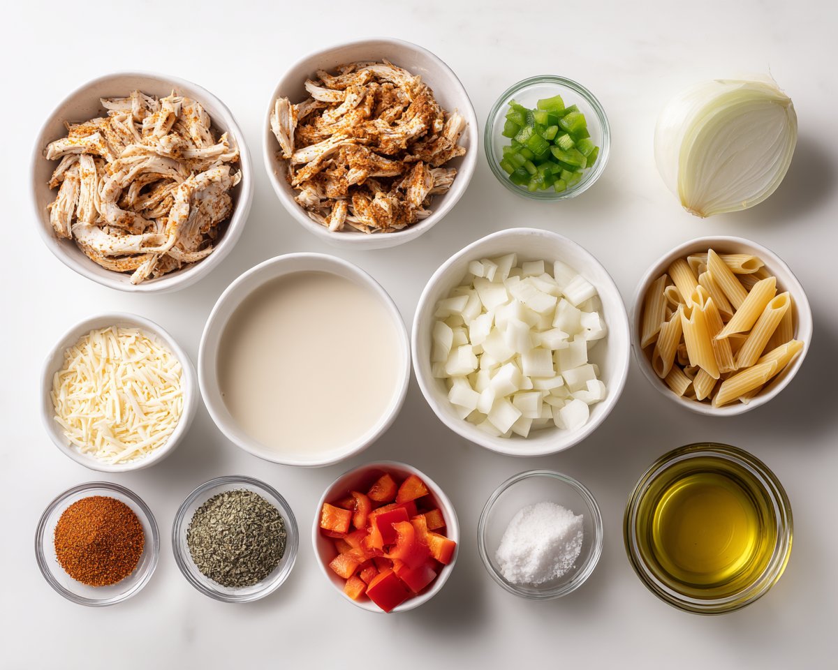 Cajun Chicken Pasta Soup