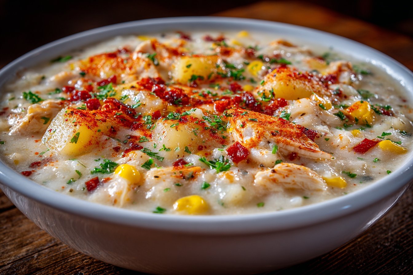 Crockpot Chicken Corn Chowder
