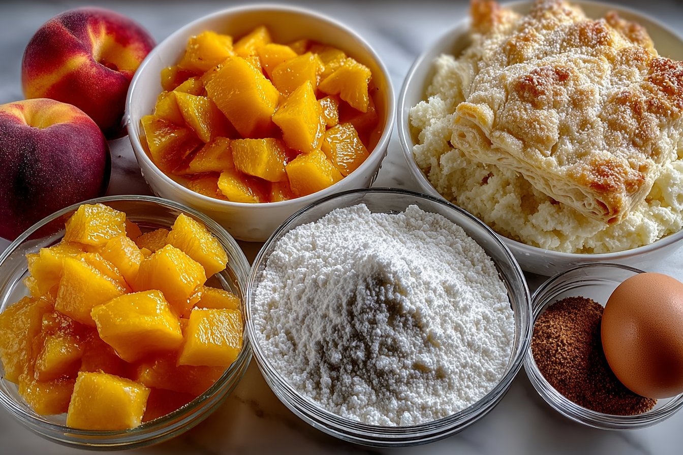 Irresistible Peach Pie Cruffins