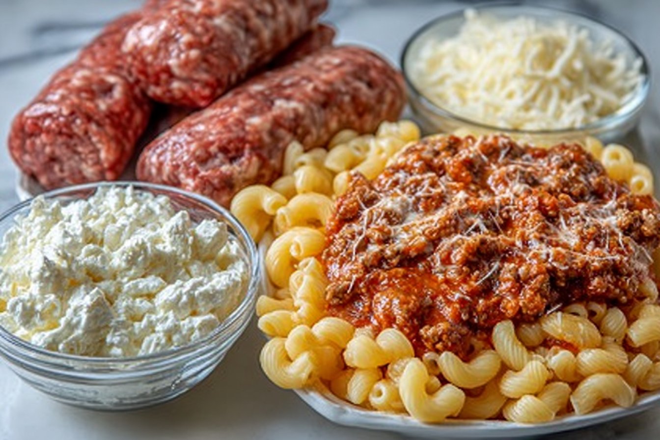 Cheesy Sausage Pasta