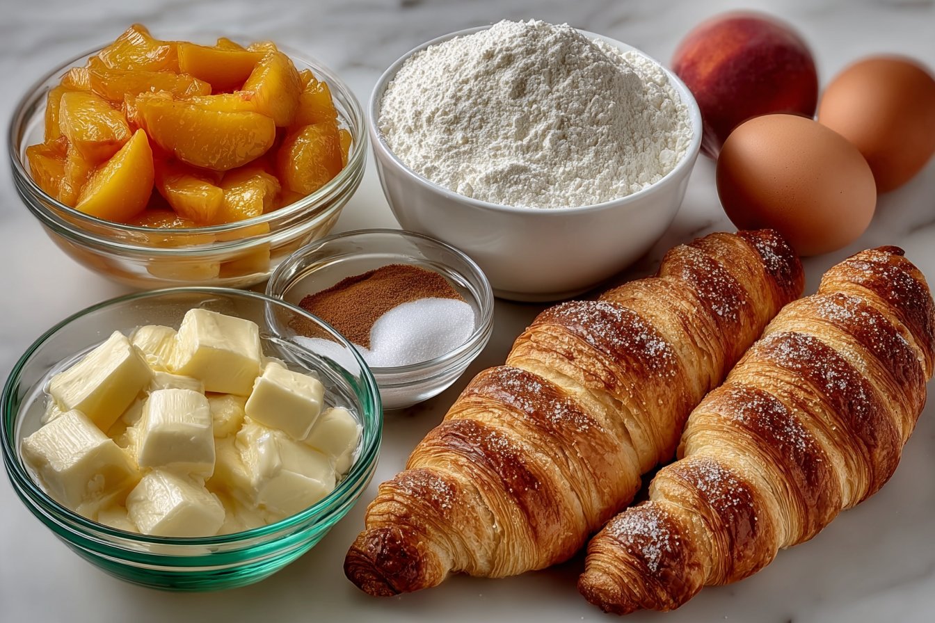 Irresistible Peach Pie Cruffins