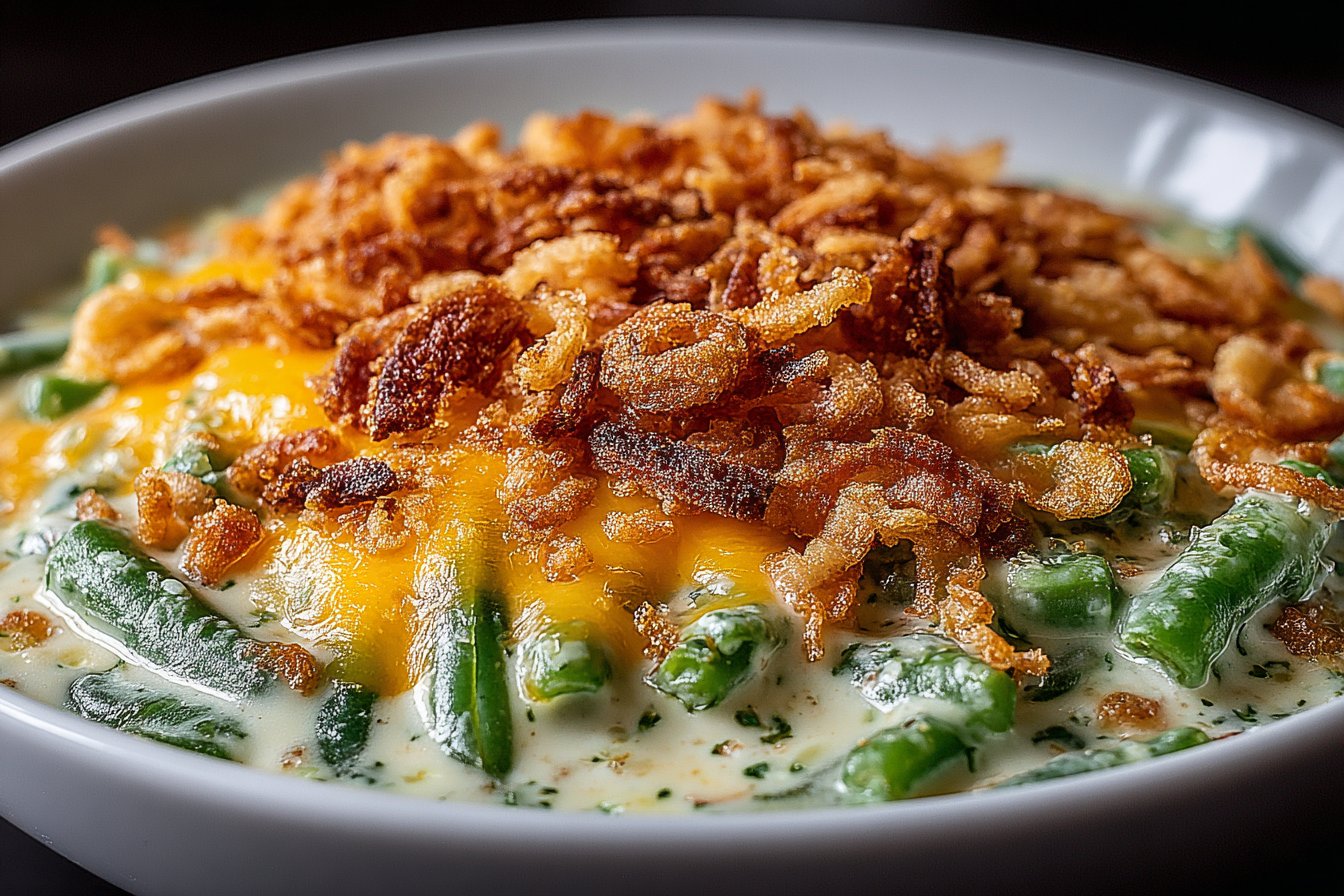 Cheesy Green Bean Casserole