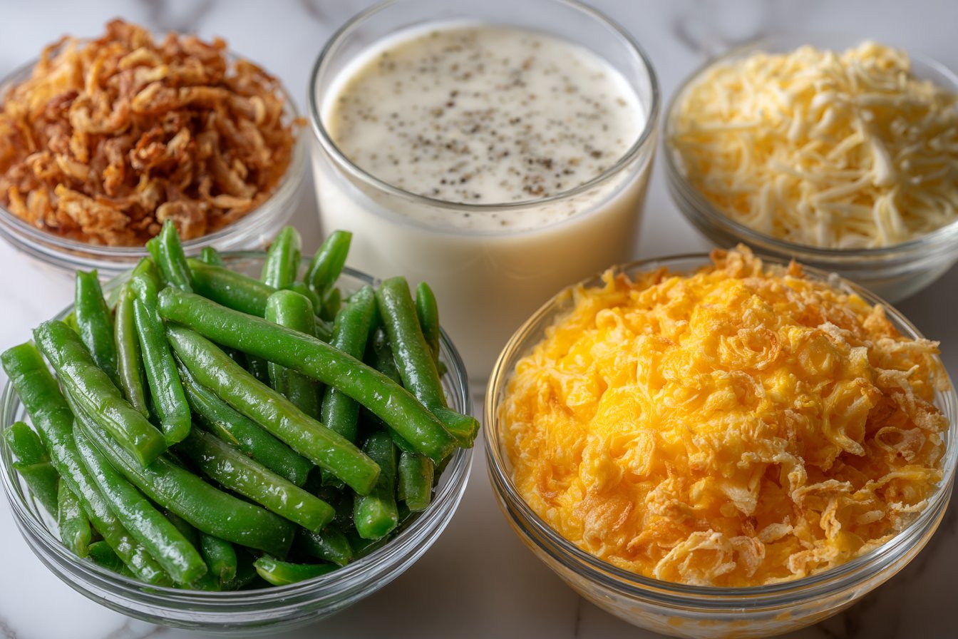 Cheesy Green Bean Casserole