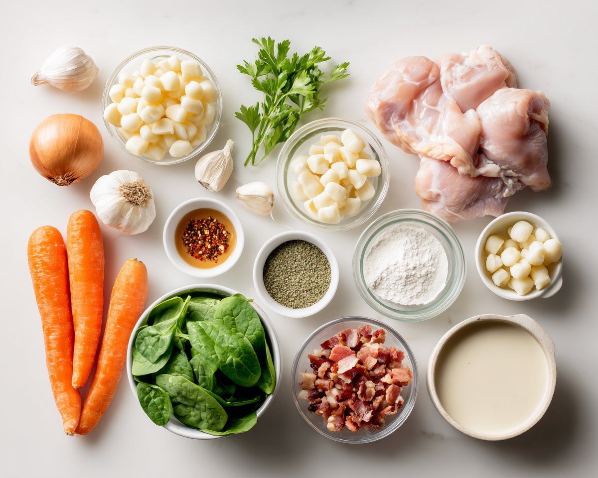 Creamy Crockpot Chicken Gnocchi Soup