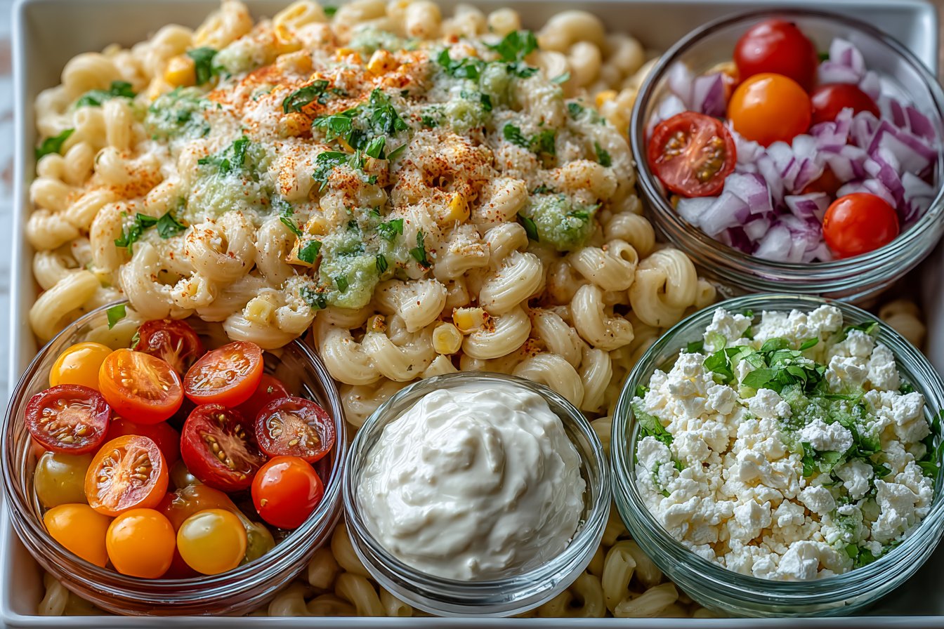 Tasty Mexican Street Corn Pasta Salad
