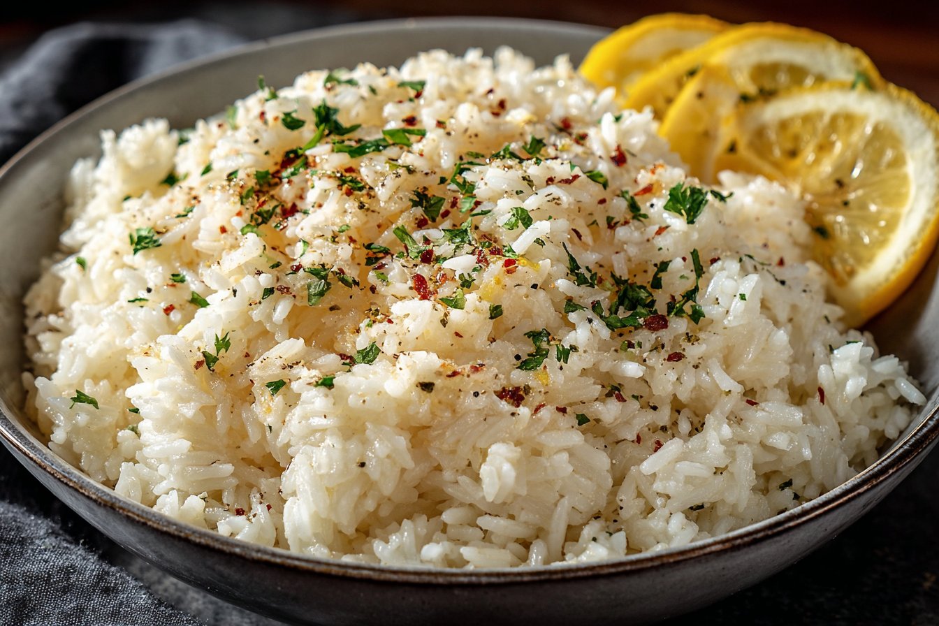 Easy Greek Lemon Rice